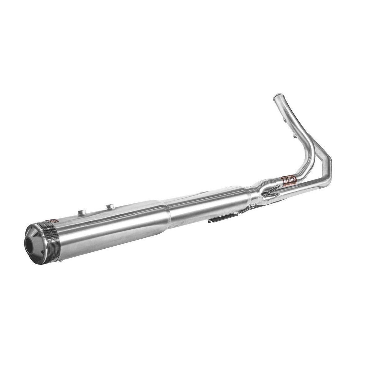 Wings Custom Super Sport Exhaust by Wings & El Camino - Touring Twin Cam 10-16 - Brushed Stainless Steel