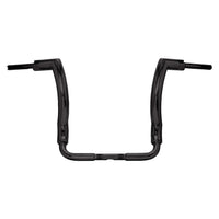 Wings Custom Front King Rhino 2" Handlebar Kit with Cables - Electra Glide 14-20 (Hydraulic Clutch) - Gloss Black / Matte Black