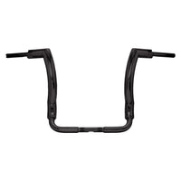 Wings Custom Front King Rhino 2" Handlebars - Street Glide, Ultra Limited / Ultra Classic & Electra Glide 00-26 - Gloss Black / Matte Black
