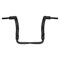 Wings Custom Front King Rhino 2" Handlebar Kit with Cables - Ultra Limited / Ultra Classic 14-20 (Hydraulic Clutch) - Gloss Black / Matte Black