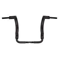 Wings Custom Front King Rhino 2" Handlebar Kit with Cables - Ultra Limited / Ultra Classic 20-24 (Cable Clutch) - Gloss Black / Matte Black