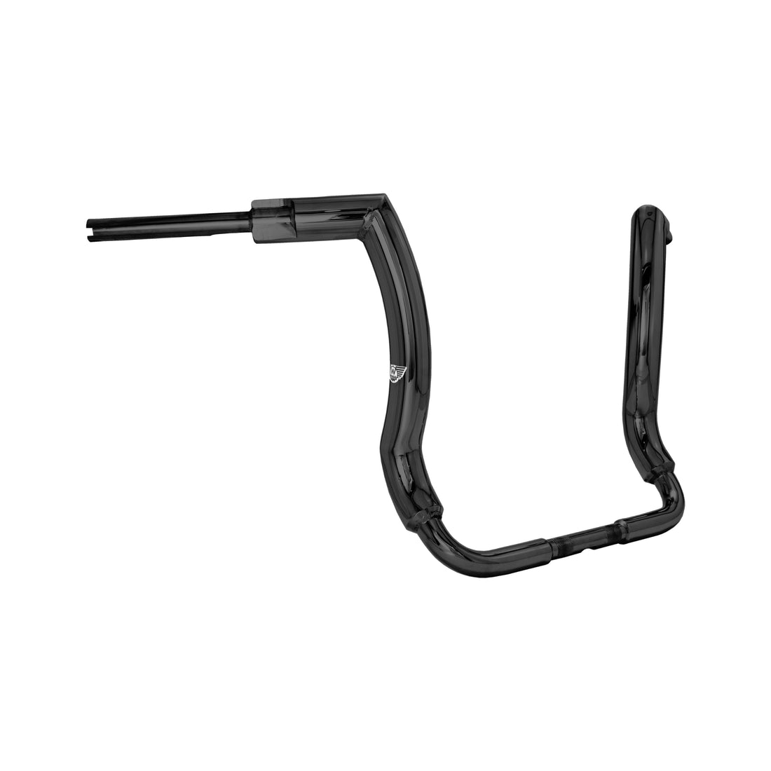 Wings Custom Front King Rhino 2" Handlebars - Street Glide, Ultra Limited / Ultra Classic & Electra Glide 00-26 - Gloss Black / Matte Black