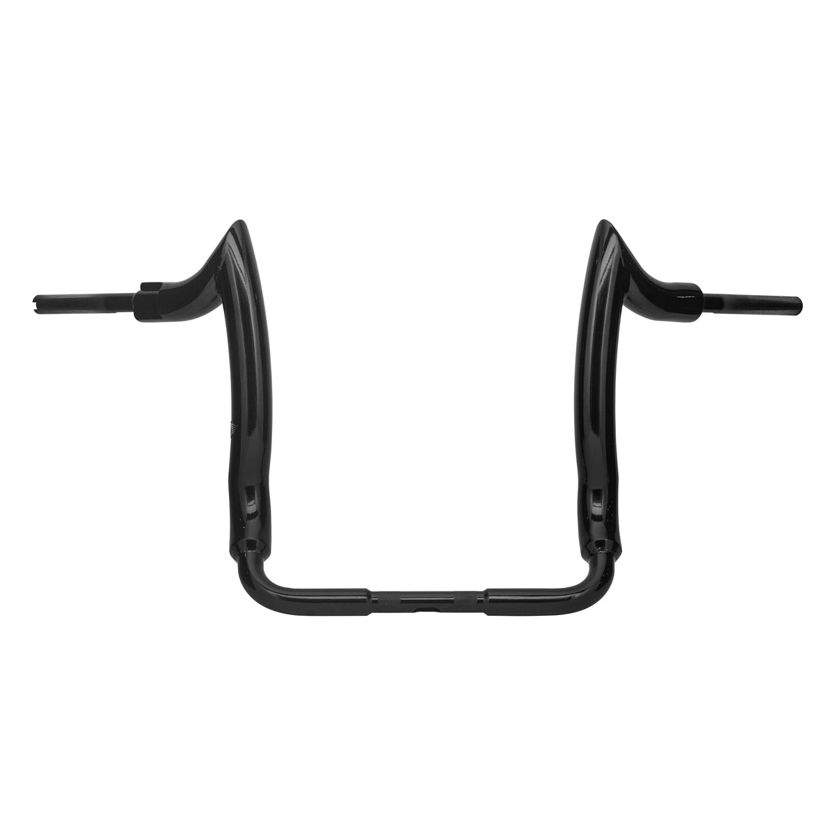 Wings Custom Front Diablo Rhino 2" Handlebars - Street Glide 09-25 - Gloss Black / Matte Black