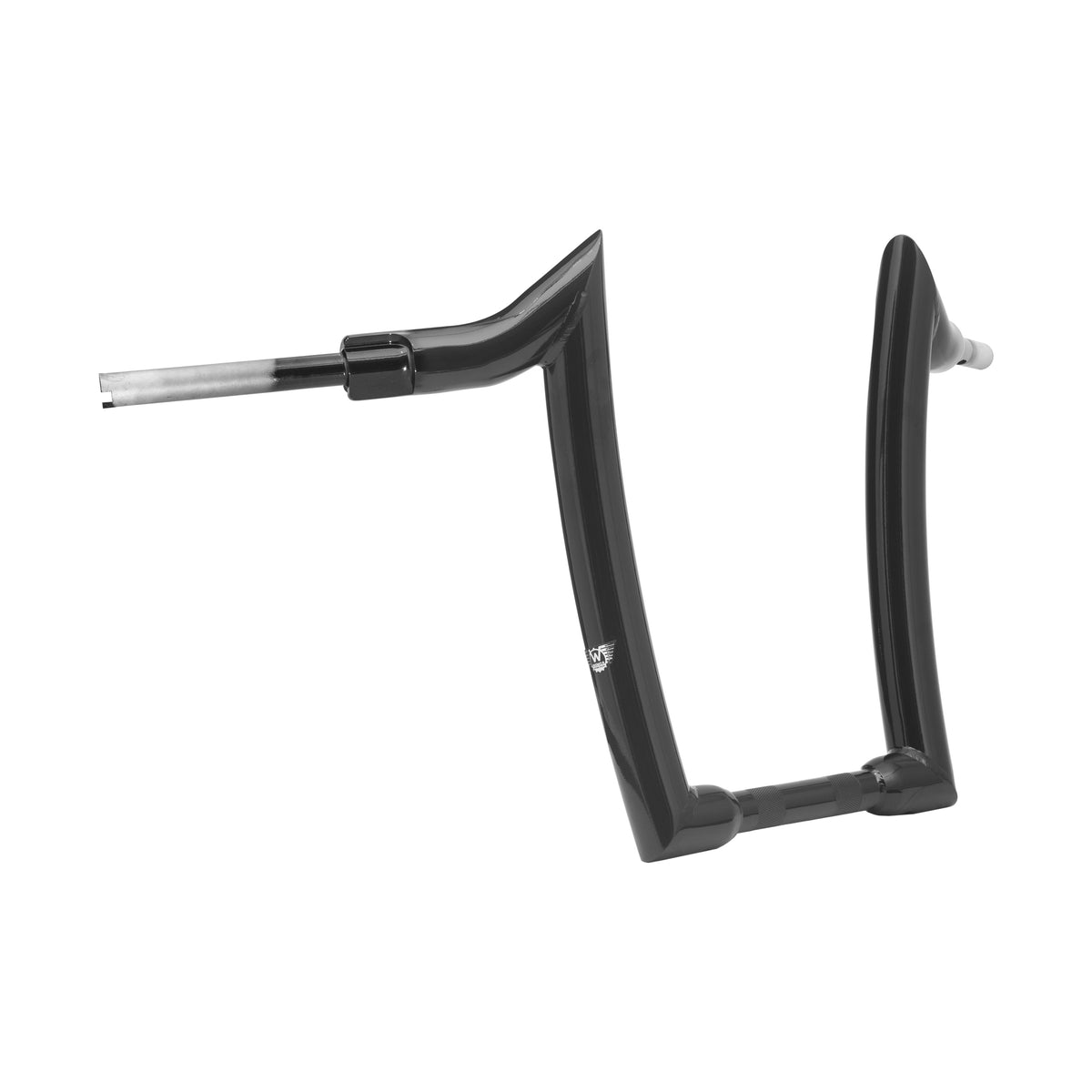 Wings Custom Diablo Curve Rhino 2" Handlebar Kit with Cables - Road King 14-16 & 21-25 (Cable Clutch) - Gloss Black / Matte Black