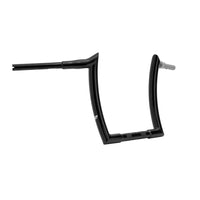 Wings Custom Mad Dogger Curve Brutale 1-1/2" Handlebars - Softail Standard 00-11 & 21-24 - Gloss Black / Matte Black