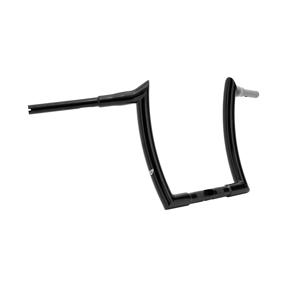 Wings Custom Mad Dogger Curve Brutale 1-1/2" Handlebars - Road Glide 00-26 - Gloss Black / Matte Black