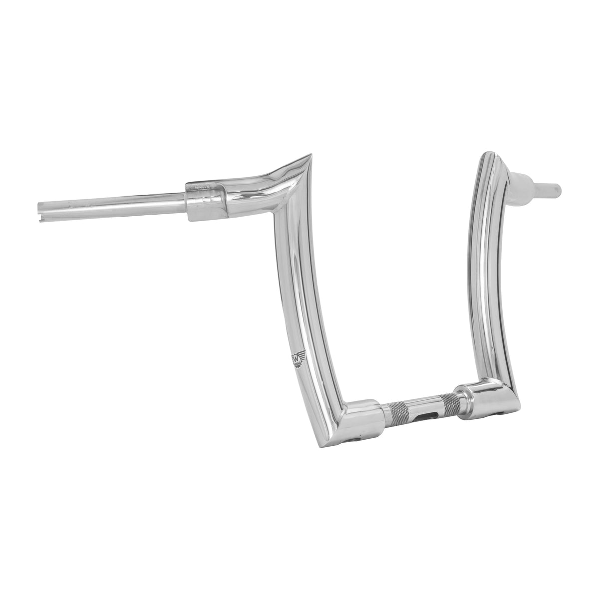 Wings Custom Mad Dogger Curve Rhino 2" Handlebars - Fat Boy 00-26 - Polished Stainless Steel