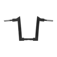 Wings Custom Mad Dogger Curve Rhino 2" Handlebars - Softail Deluxe 05-20 - Gloss Black / Matte Black