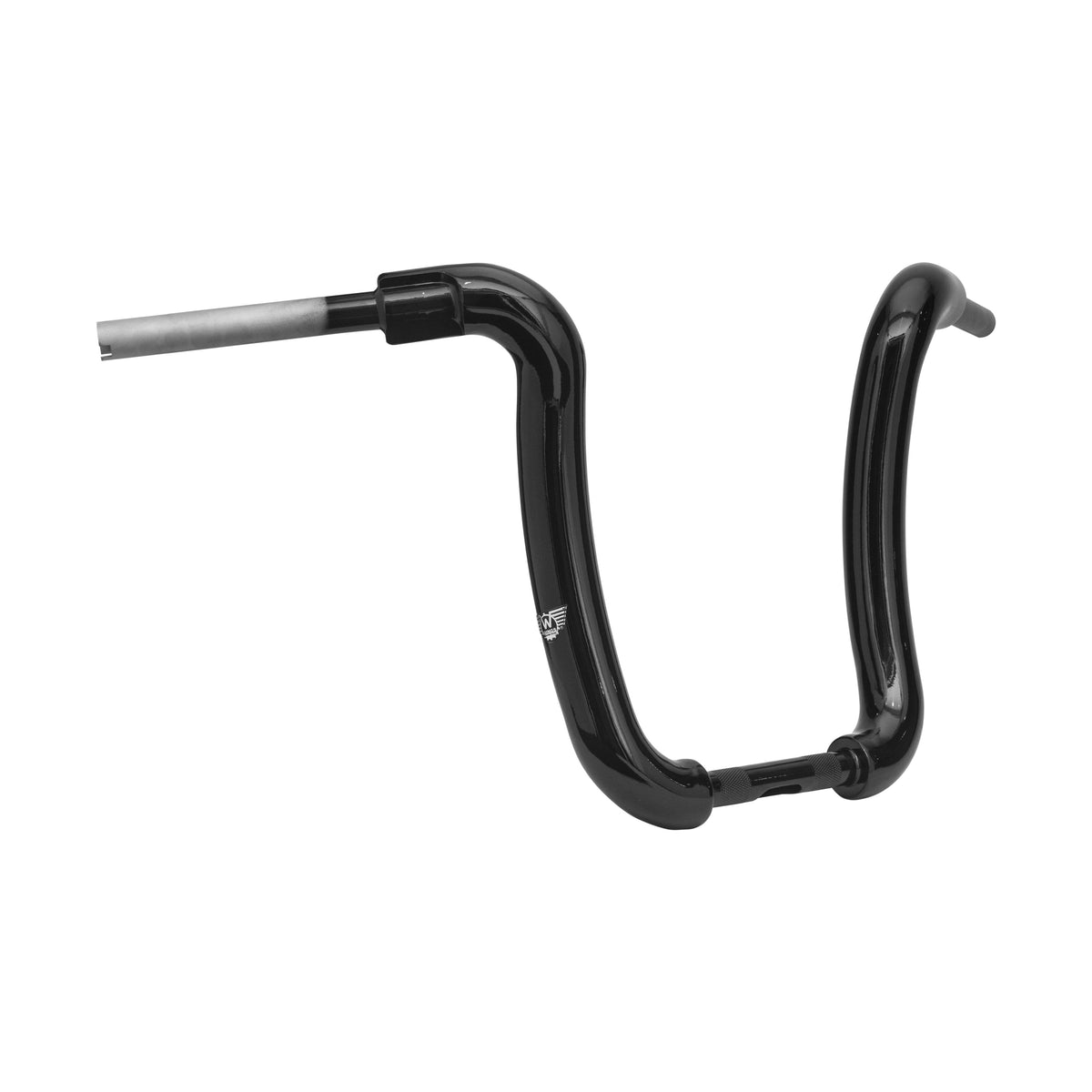 Wings Custom Ape Curve Rhino 2" Handlebar Kit with Cables - Softail Slim 16-21 (E-Throttle) - Gloss Black / Matte Black