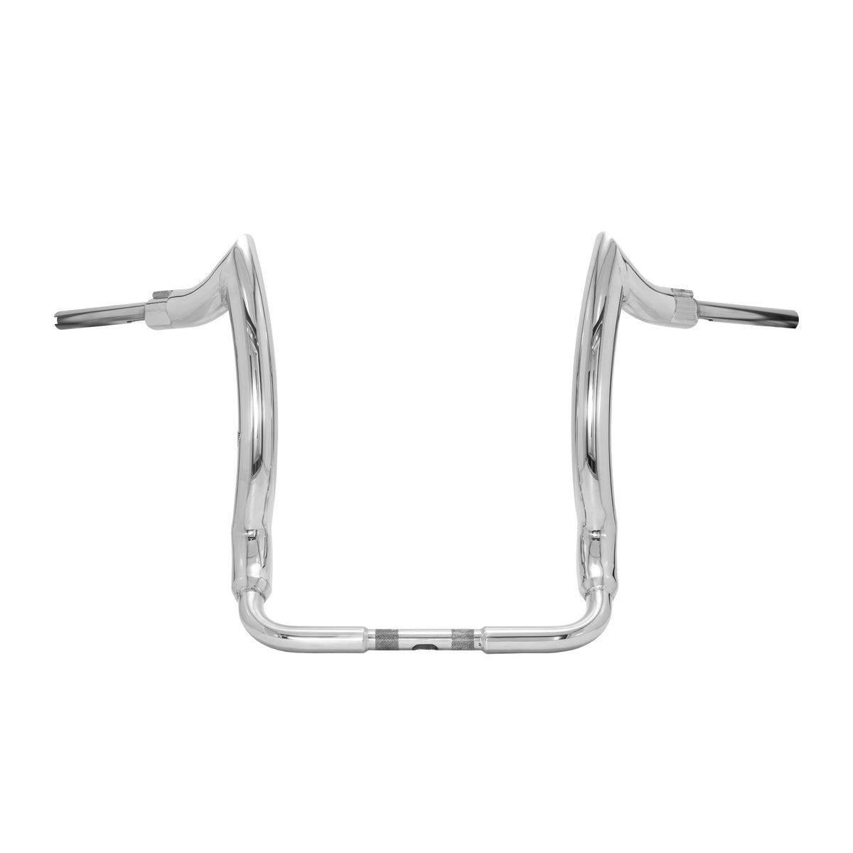 Wings Custom Diablo Front Rhino 2" Handlebar Kit with Cables & Wiring - Street Glide 21-26 (Cable Clutch) - Polished Stainless Steel