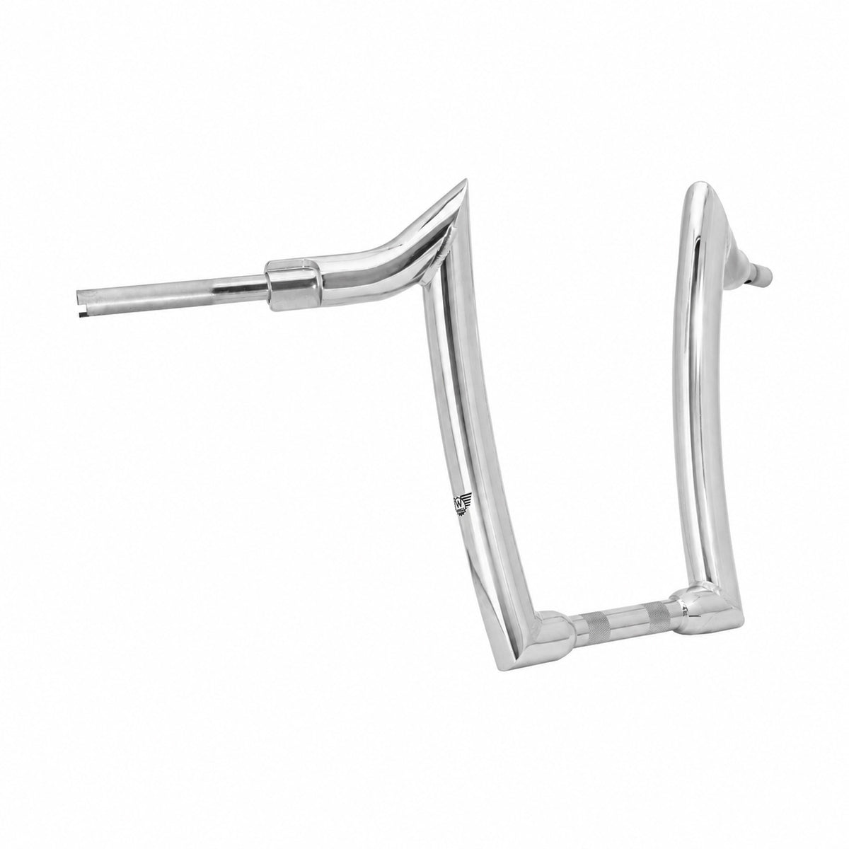 Wings Custom Diablo Curve Rhino 2" Handlebar Kit with Cables & Wiring - Softail 16-26 (E-Throttle) - Polished Stainless Steel