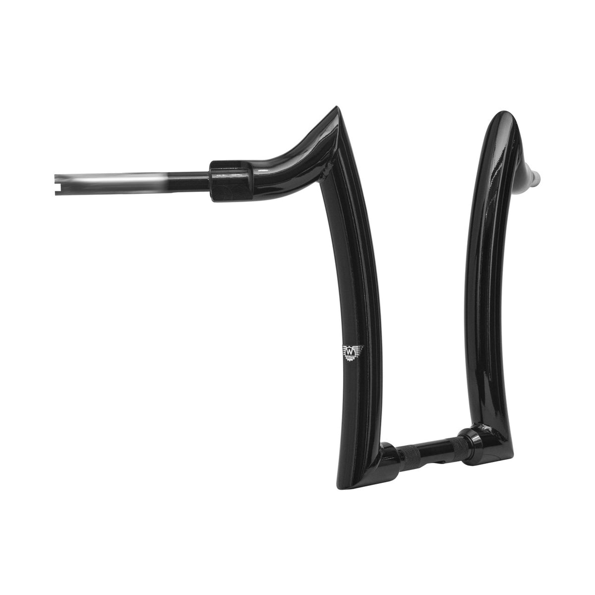 Wings Custom Diablo Rhino 2" Handlebar Kit with Cables - Road King 14-16 & 18-25 (Cable Clutch) - Gloss Black / Matte Black