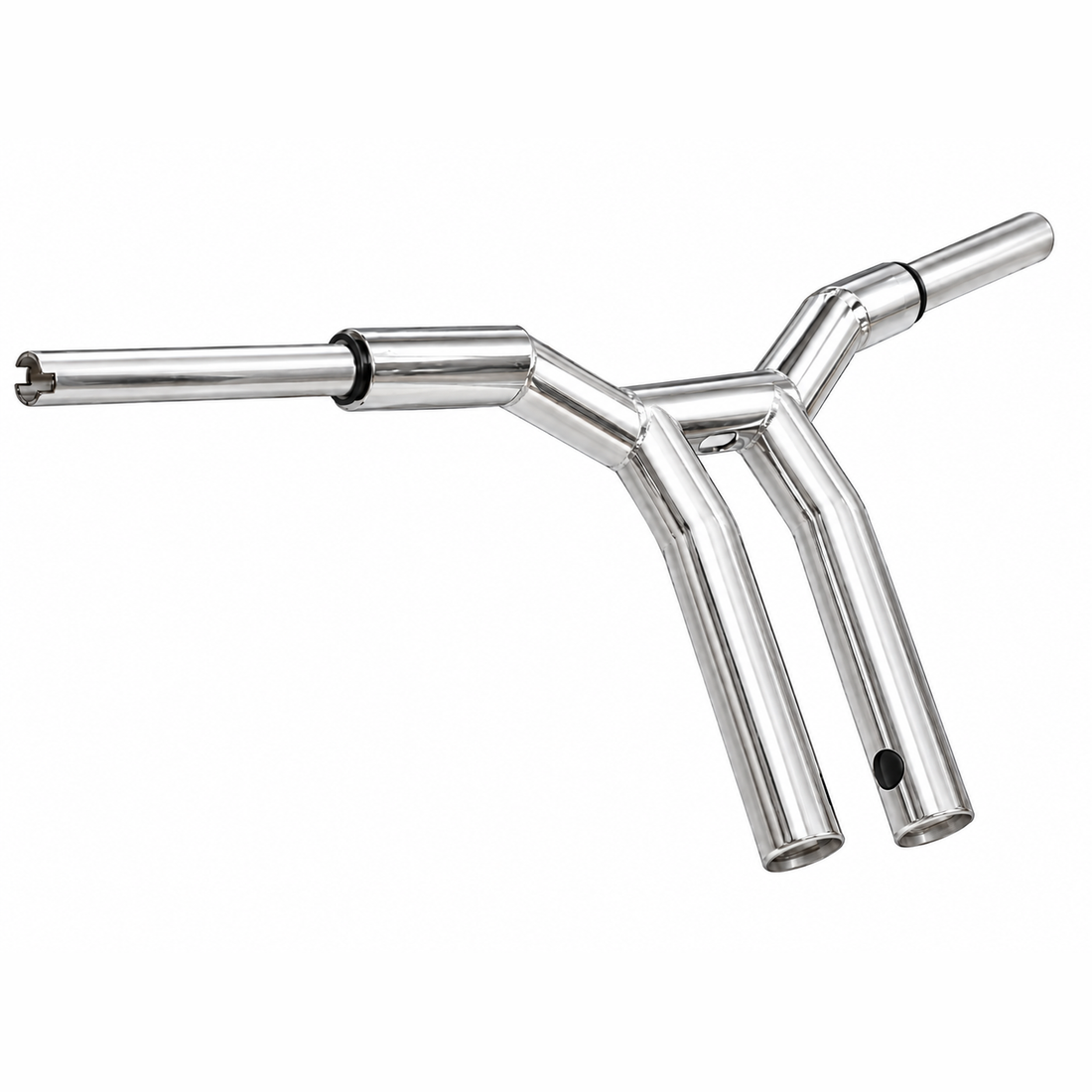Wings Custom T-Bar Outlaw Brutale 1-1/2" Handlebars - Low Rider S / ST 18-26 - Polished Stainless Steel