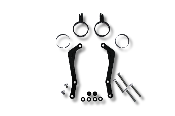 JRi Triple Adjustable Remote Reservoir Shocks (FLH, not Road Glide) - Touring 97-24