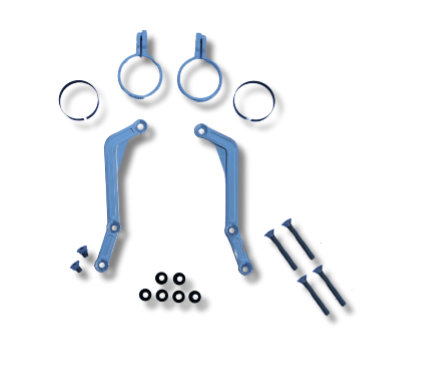 JRi Triple Adjustable Remote Reservoir Shocks (FLH, not Road Glide) - Touring 97-24