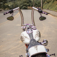 Wings Custom Front King Rhino 2" Handlebars - Breakout 13-26 - Polished Stainless Steel