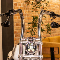 Wings Custom Front King Rhino 2" Handlebars - Breakout 13-26 - Polished Stainless Steel
