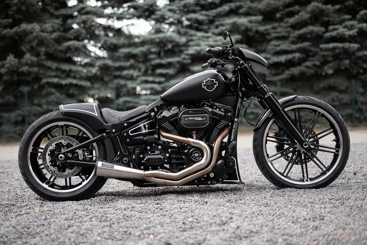 Killer Custom Solo Seat Rear Fender Kit "Fat Racer" - Breakout / Fat Boy 13-24