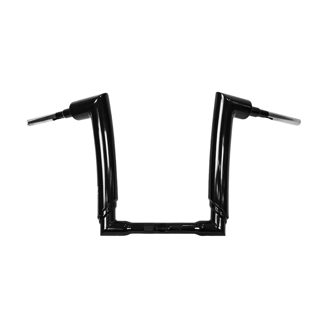 Wings Custom King Curve Taurus 2-1/2" Handlebars - Road Glide 15-26 - Gloss Black / Matte Black