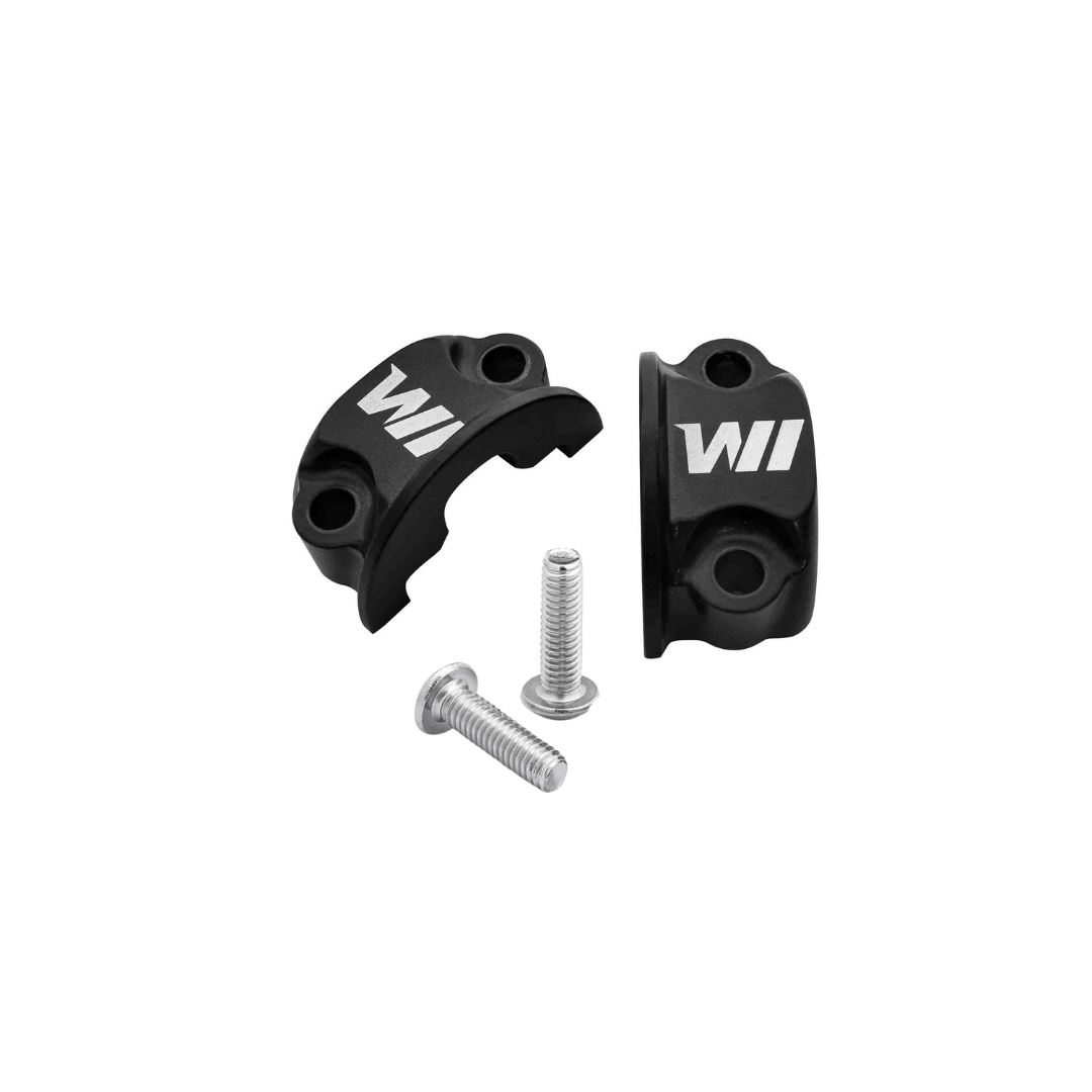 Wings Custom Half-Moon Handlebar Clamps - Touring 00-23 - Black