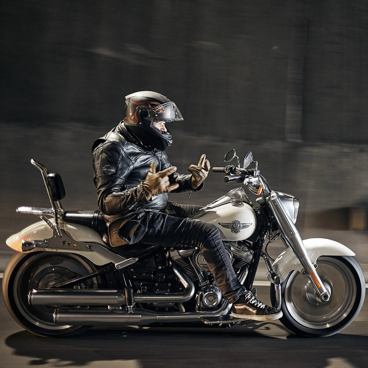 Wings Custom Sissy Bar King 20" Detachable with Luggage Rack - Fat Boy 06-26 - Polished Stainless Steel