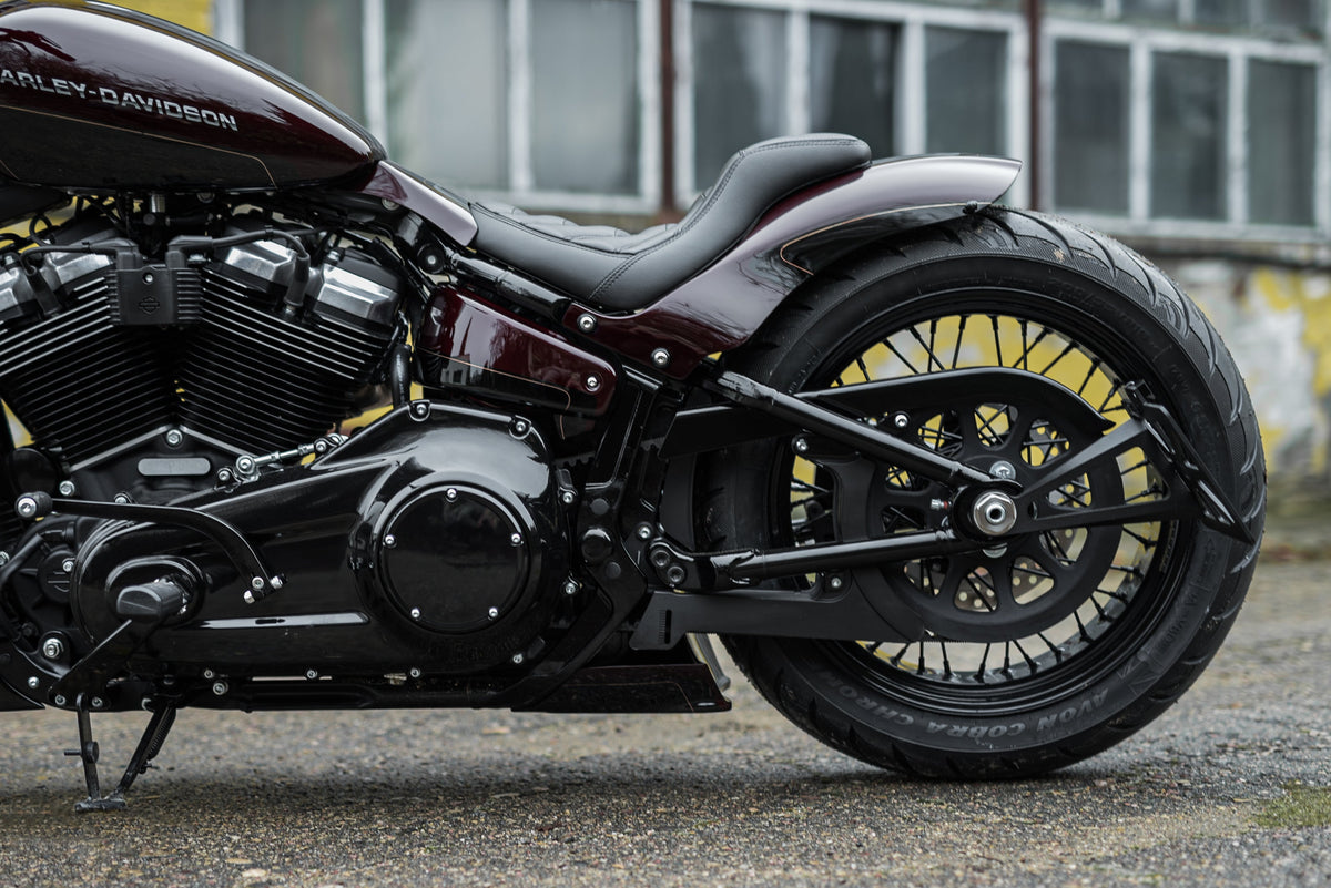 Killer Custom Swingarm Axle Cover Set - Softail 18-up