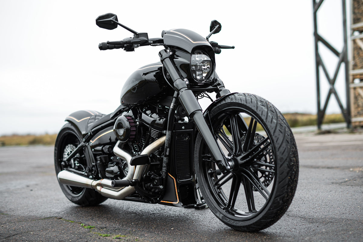 Killer Custom Front Axle Cover Set - Softail 18-up