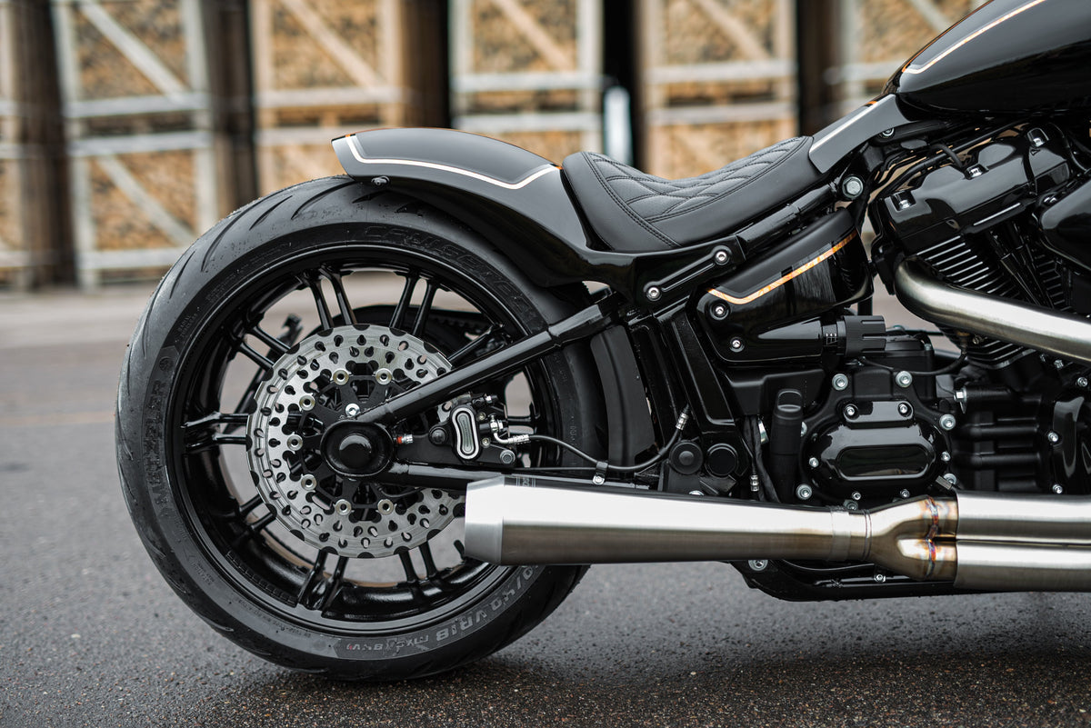 Killer Custom Swingarm Axle Cover Set - Softail 18-up