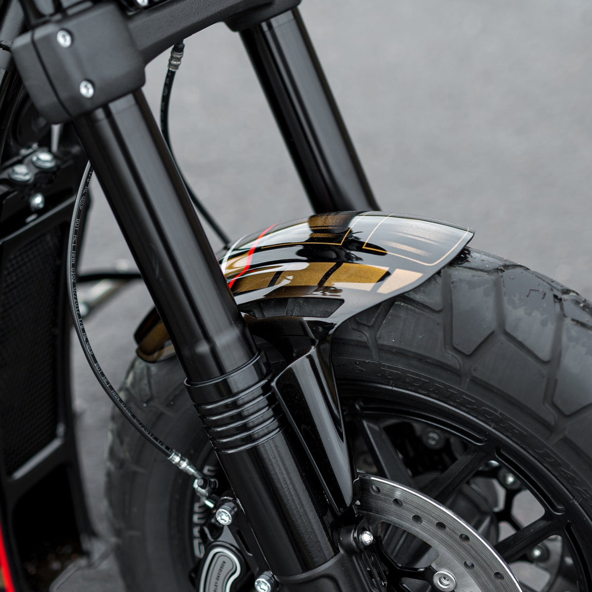 Killer Custom Front Fender "Aggressor" - Fat Bob 18-24