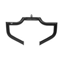 Wings Custom King Rhino 2" Engine Guard / Crash Bar - Fat Boy 00-17 - Gloss Black / Matte Black