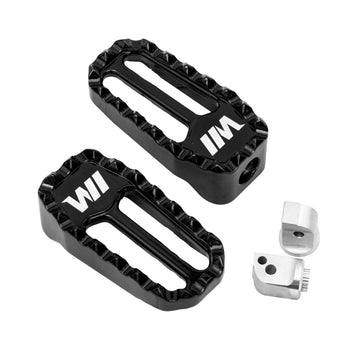 Wings Custom Thunder Mini Front Foot Pegs - Softail 18-26 - Black
