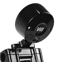 Wings Custom Hawk Grip Riser with Single Hawk Speedometer Relocator - Sportster 10-21 - Black
