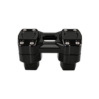 Wings Custom billet handlebar riser, gloss black, front