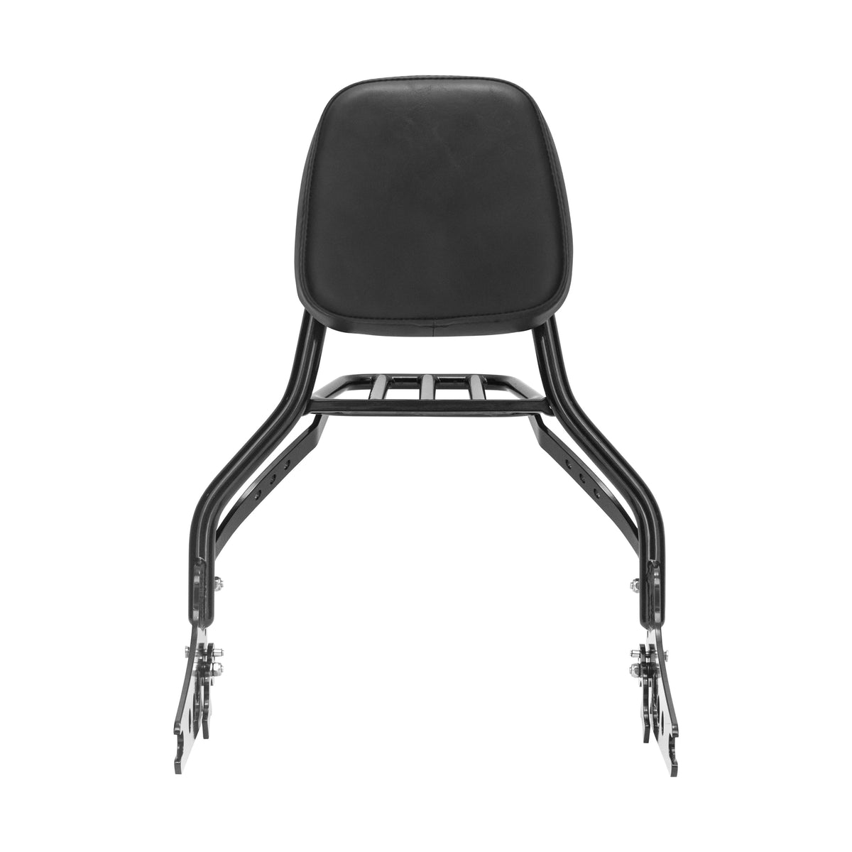 Wings Custom Sissy Bar King Low 16" Detachable with Luggage Rack - Sport Glide 18-21 - Gloss Black / Matte Black