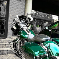 Wings Custom Front Diablo Rhino 2" Handlebars - Street Glide 09-25 - Polished Stainless Steel