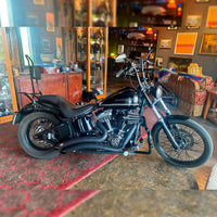 Wings Custom Sissy Bar King 25" Detachable with Luggage Rack - Blackline 11-13 - Gloss Black / Matte Black