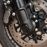Killer Custom Front Axle Cover Set, Upside-Down Fork - Softail 18-up