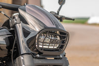 Killer Custom Headlight Fairing Grill "Aggressor" - Fat Bob 18-25