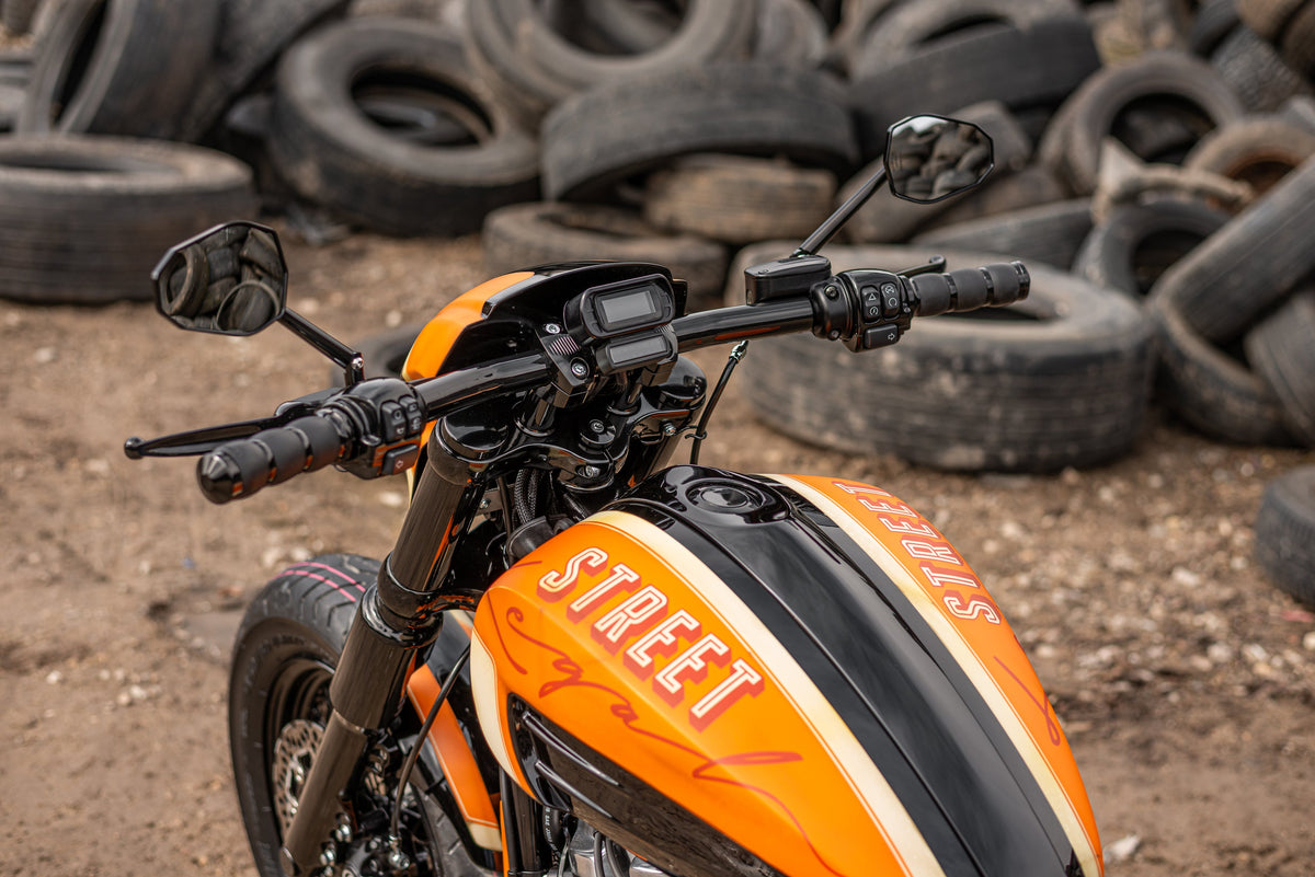 Killer Custom Fork End Caps - Street Bob / Standard 18-up