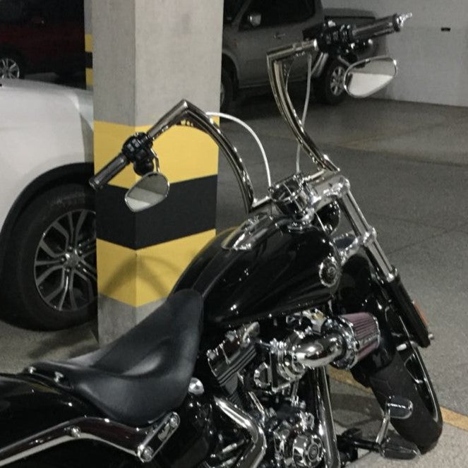Wings Custom Front King Brutale 1-1/2" Handlebars - Low Rider S 18-26 - Polished Stainless Steel