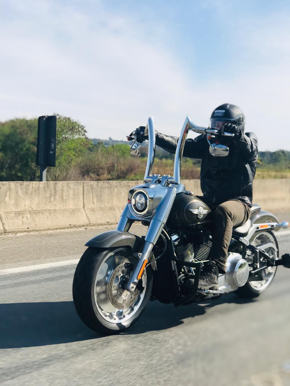 Wings Custom Diablo Rhino 2" Handlebar Kit with Cables & Wiring - Low Rider S 18-26 (E-Throttle) - Polished Stainless Steel