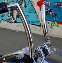 Wings Custom King Rhino 2" Handlebars - Fat Boy 00-26 - Polished Stainless Steel
