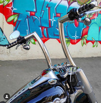Wings Custom King Rhino 2" Handlebars - Fat Boy 00-26 - Polished Stainless Steel