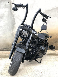 Wings Custom Diablo Rhino 2" Engine Guard / Crash Bar - Breakout 13-17 - Gloss Black / Matte Black