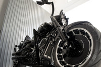Wings Custom Diablo Rhino 2" Engine Guard / Crash Bar - Fat Bob 18-24 - Gloss Black / Matte Black