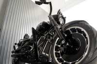 Wings Custom Diablo Rhino 2" Engine Guard / Crash Bar - Fat Boy 18-26 - Gloss Black / Matte Black