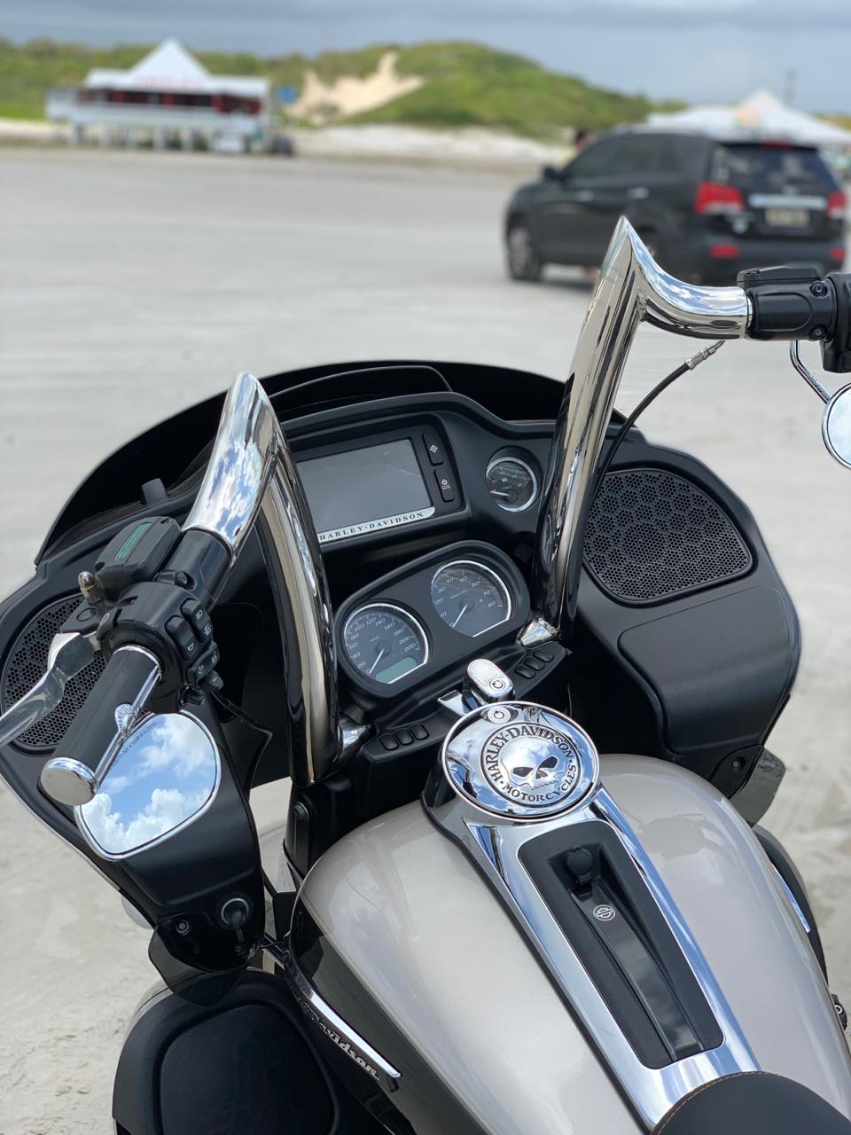 Wings Custom Diablo Rhino 2" Handlebar Kit with Cables & Wiring - Road Glide 15-20 (Hydraulic Clutch) - Polished Stainless Steel