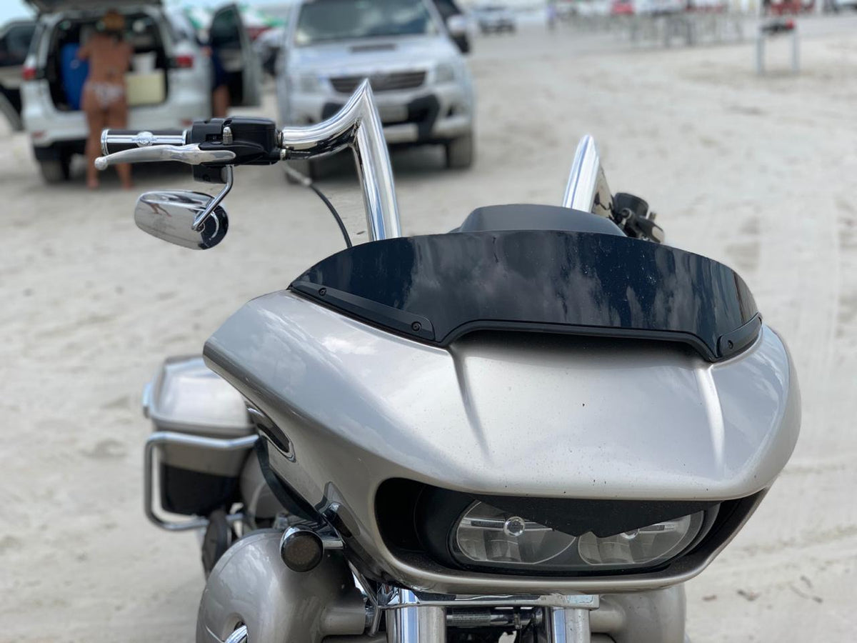 Wings Custom Diablo Rhino 2" Handlebars - Road Glide 00-26 - Polished Stainless Steel