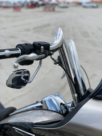 Wings Custom Diablo Rhino 2" Handlebar Kit with Cables & Wiring - Road Glide 21-26 (Cable Clutch) - Polished Stainless Steel