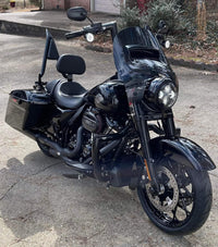 Wings Custom King Rhino 2" Engine Guard / Crash Bar - Road King 10-24 - Gloss Black / Matte Black